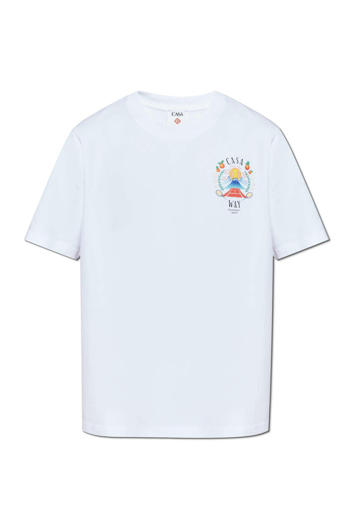 【10％OFF】 nadrukiem z T-shirt Biały Casablanca Polska Vitkac - ウェア